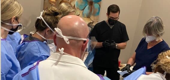 Advanced cadaver tissue training draws great interest.