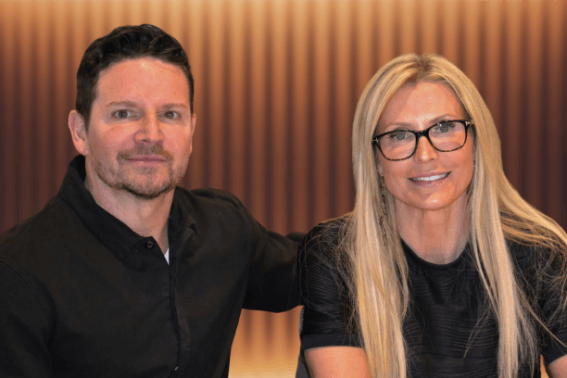 Michael Peirone and Dr. Kelley Wright: “A perfect fit.”